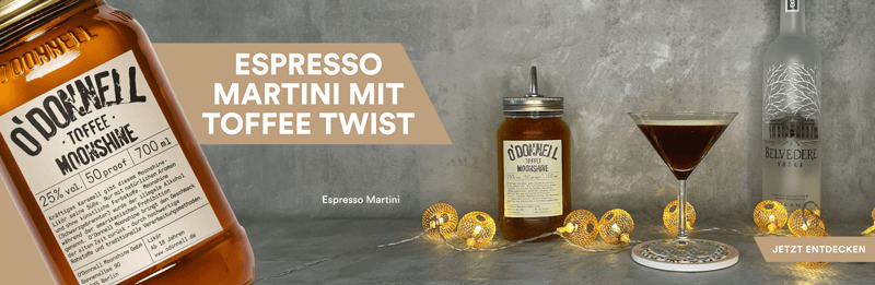 Espresso Martini mit Toffee Twist