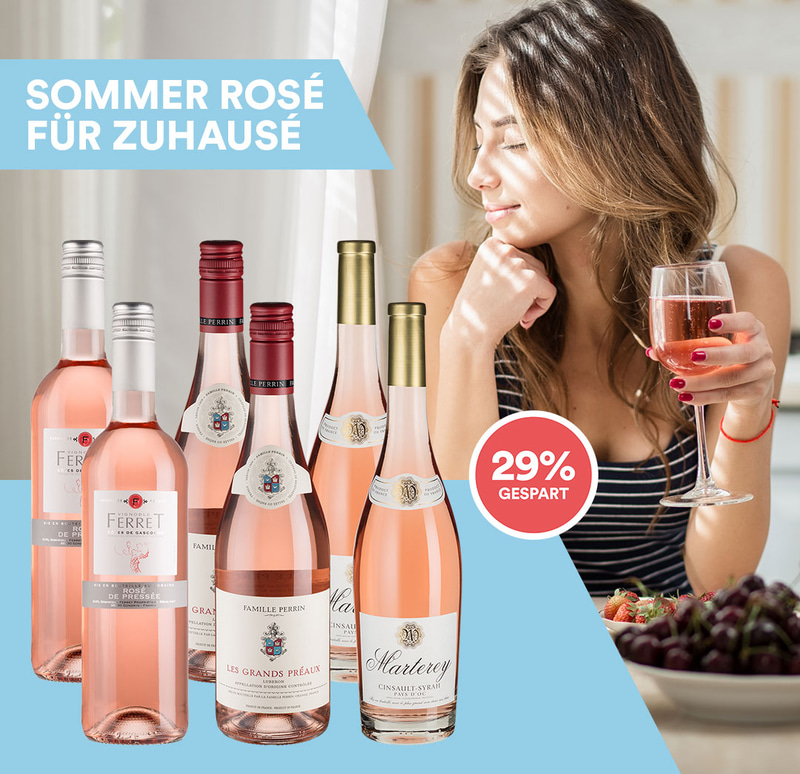 Sommer Rosé für Zuhausé