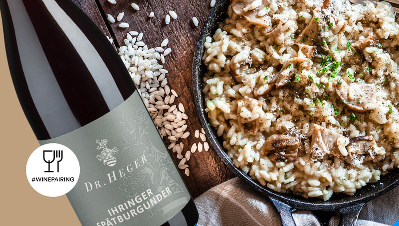 Winepairing zu Pilzrisotto