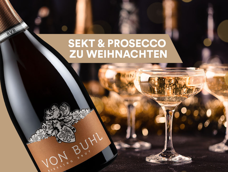 Sekt & Prosecco zu Weihnachten