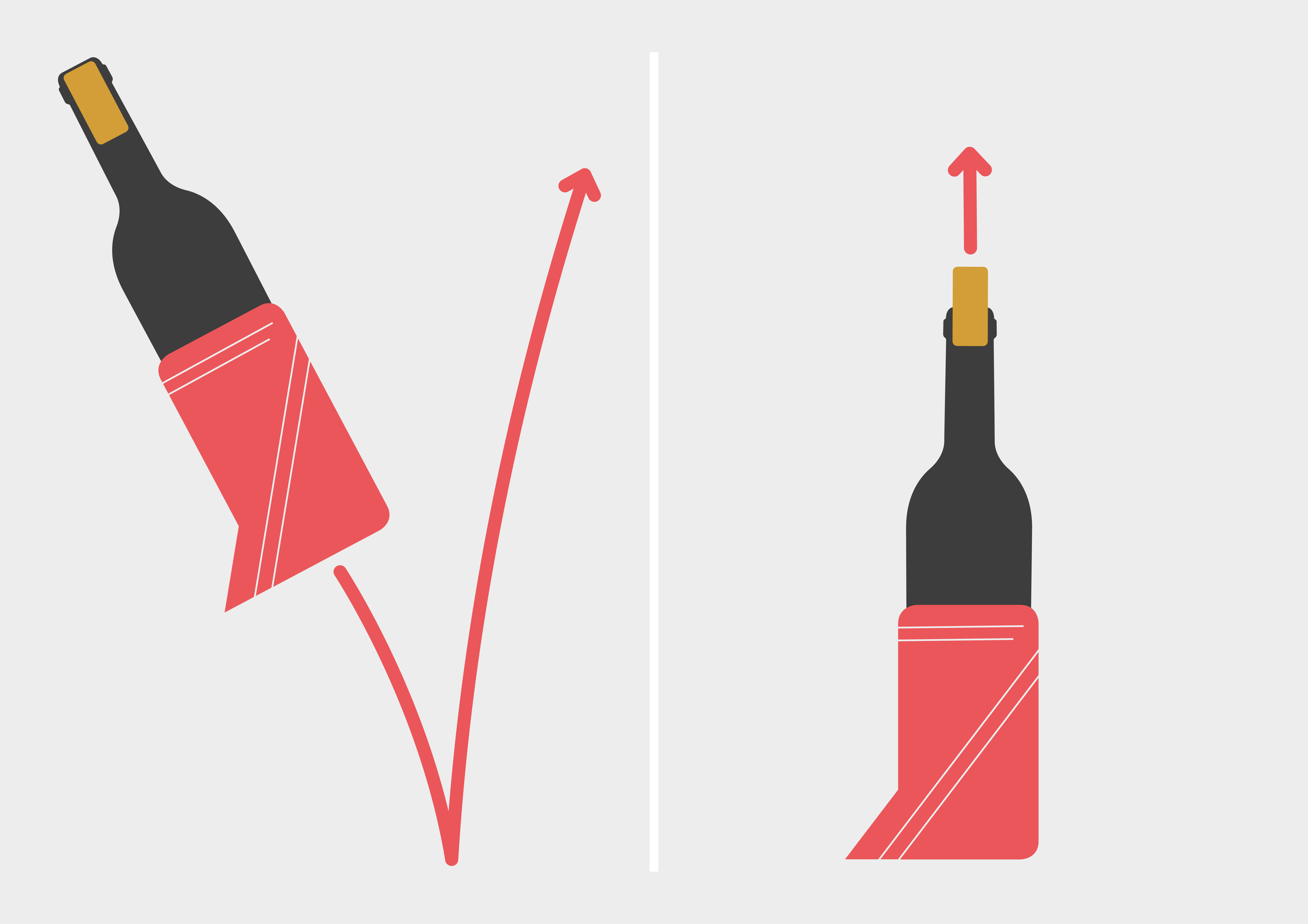 Weinflasche öffnen mit Schuh-Trick