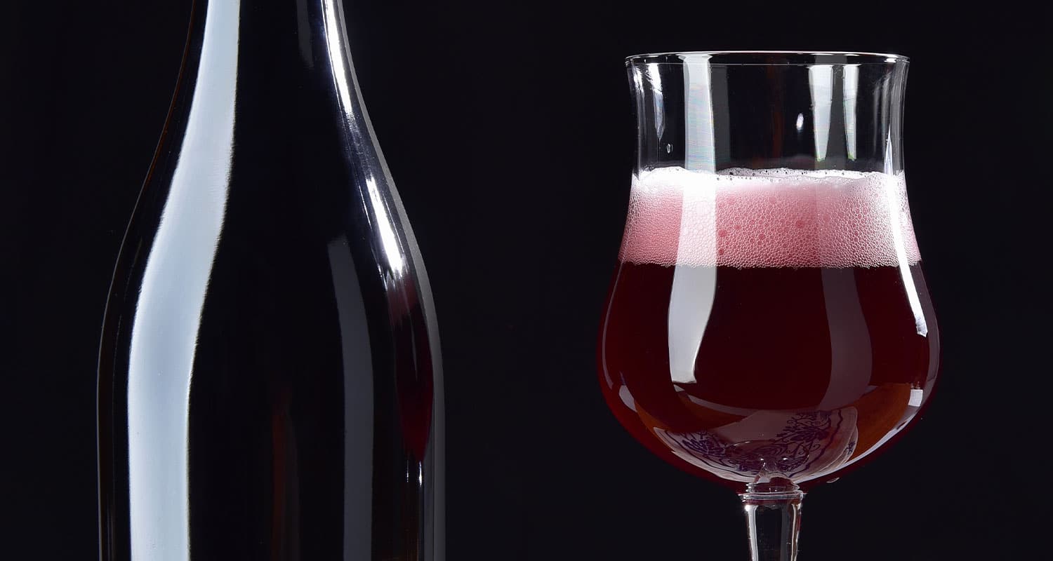 Lambrusco im Glas
