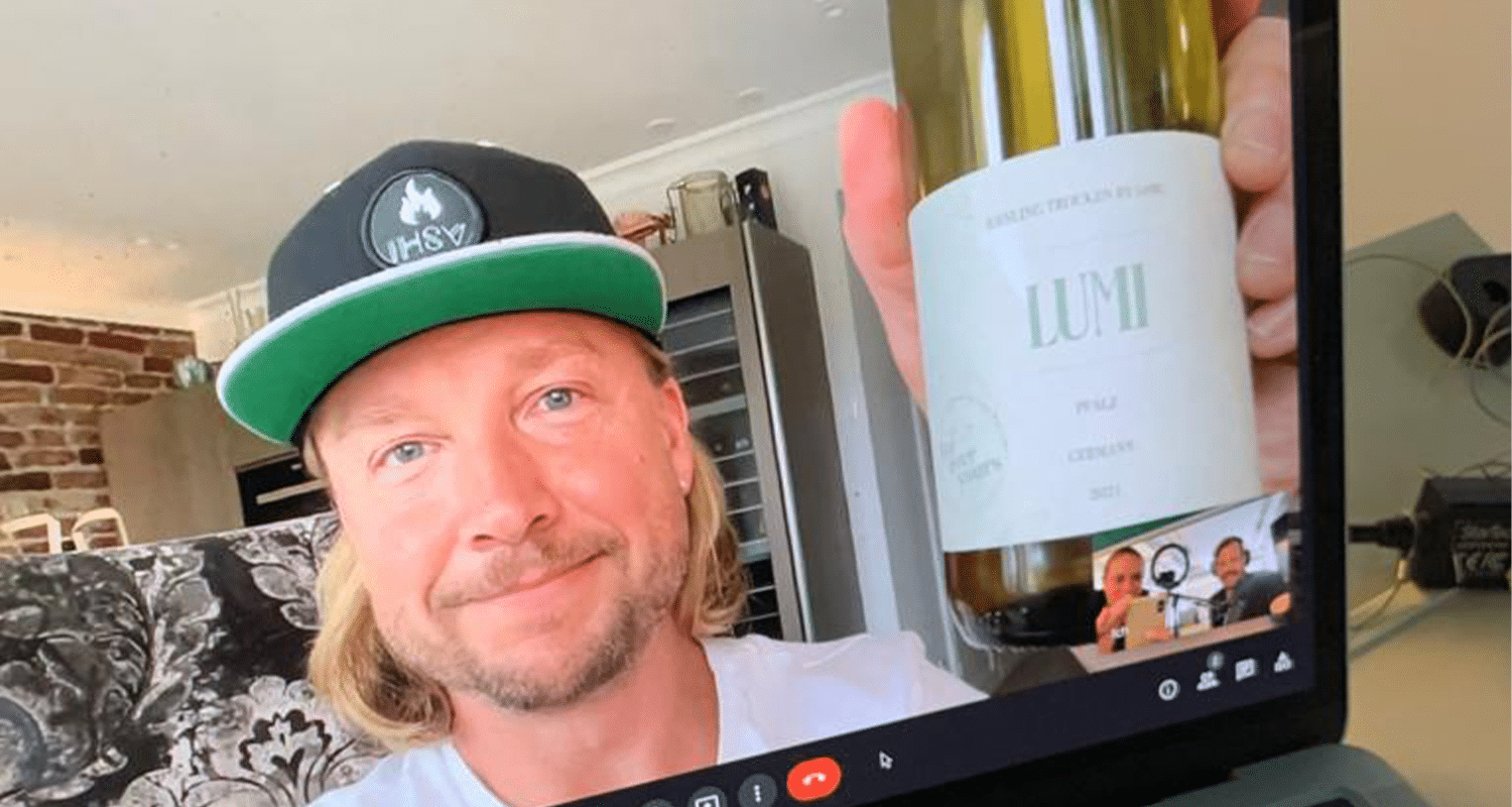 Samu Haber mit eigenem Riesling