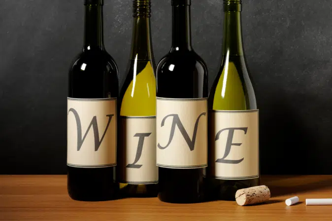 Weinetiketten