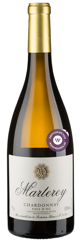 Image of Marterey Chardonnay (2023) - Les Producteurs Réunis - Weißwein aus Frankreich