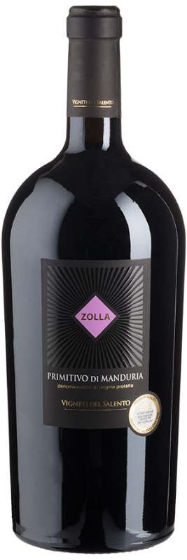 Zolla Primitivo di Manduria - 1,5 L-Magnum - 2020 - Farnese Vini - Italienischer Rotwein