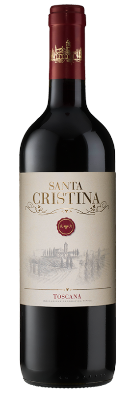 Santa Cristina Rosso (2023) - Antinori - Santa Cristina - Rotwein aus der Toskana, Italien