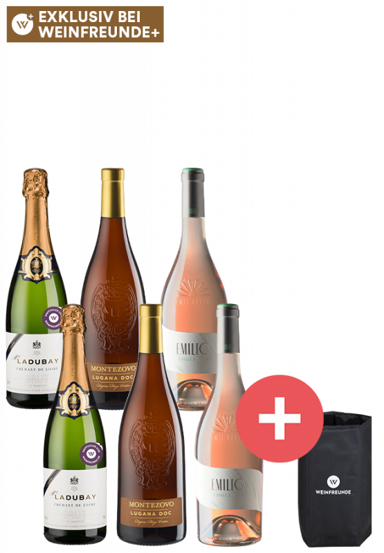 6er-Paket Summertime Trio + Kühlmanschette - Weinpakete - Weinfreunde