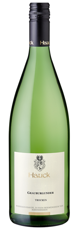Image of Grauer Burgunder trocken Liter (2023) - Hauck - Weißwein aus Rheinhessen, Deutschland