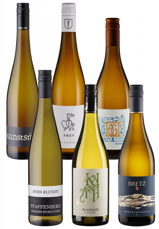 6er-Paket Deutsche Rebsortenviefalt - Weinpakete - Weinfreunde