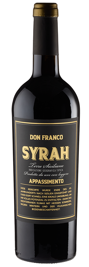 Don Franco Syrah Terre Siciliane Leggero Appassimento 2024
