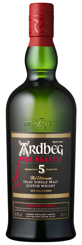 Ardbeg Wee Beastie 5 Years Islay Single Malt Scotch Whisky - Ardbeg Distillery - Spirituosen aus dem Vereinigten Königreich - Weinfreunde