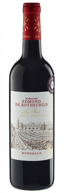 Image of Les Pins Bordeaux AOP (2022) - Edmond de Rothschild - Rotwein aus Bordeaux, Frankreich