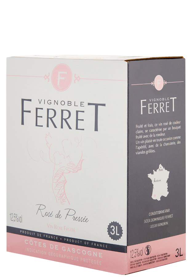 Rosé de Pressée Côtes de Gascogne Bag-in-Box - 3,0 L 2023