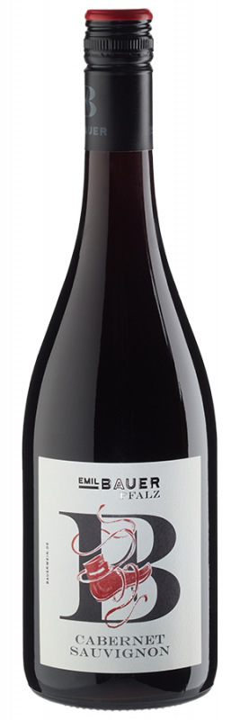 Image of Bundschuh Cabernet Sauvignon trocken (2022) - Emil Bauer - Rotwein aus der Pfalz, Deutschland