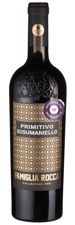 Famiglia Rocca Primitivo Susumaniello Collezione Oro 2022