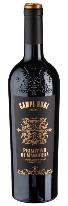 Campi Rudi Primitivo di Manduria (2021) - Angelo Rocca - Rotwein aus Apulien, Italien - Weinfreunde