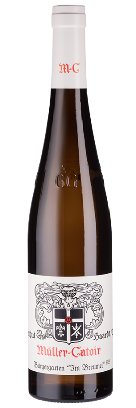 Image of Bürgergarten 'Im Breumel' Riesling Großes Gewächs trocken Bio (2023) - Müller-Catoir - Weißwein aus der Pfalz, Deutschland