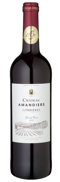 Château Amandiers Grand Cuvée Corbières - 2017 - Vignerons de Cascastel - Französischer Rotwein