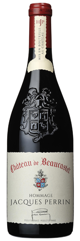 Châteauneuf-du-Pape Hommage à Jacques Perrin Bio (2021) - Château de Beaucastel (Famille Perrin) - Rotwein aus Frankreich - Weinfreunde