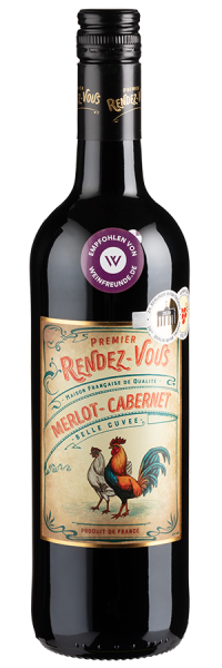 Premier Rendez-Vous Merlot Cabernet Sauvignon - 2020 - Les Producteurs Réunis - Französischer Rotwein Rotwein 2000011690 Weinfreunde