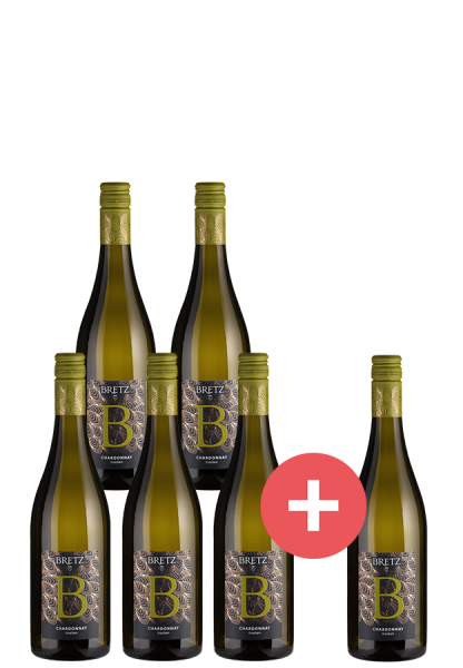 5+1 Paket Bretz Chardonnay Weinlakai Empfehlung - Weinpakete