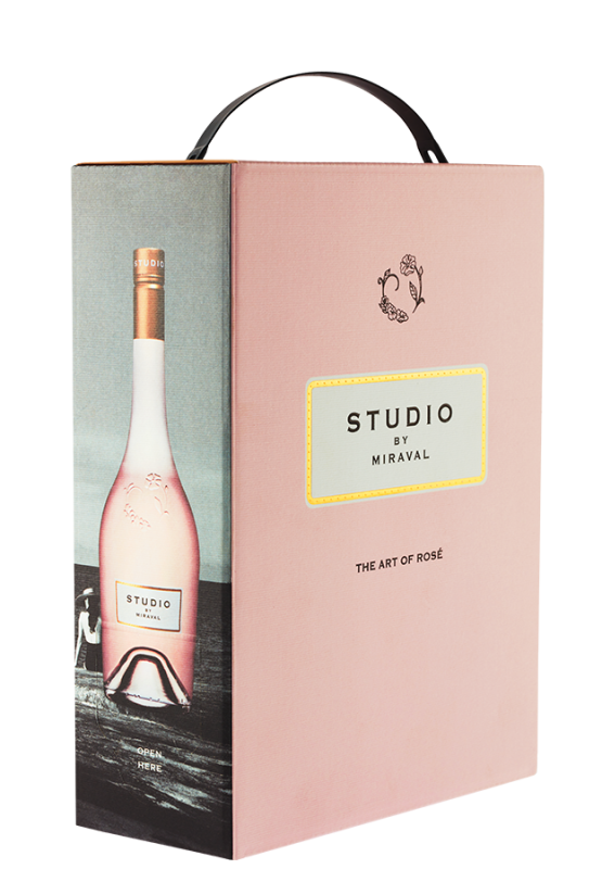 Image of Studio by Miraval Rosé Bag-in-Box - 3,0 L - Miraval by Pitt & Perrin - Roséwein aus Frankreich