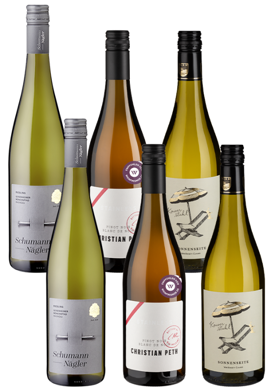 Image of 6er-Paket halbtrockene Weißweine - Weinpakete