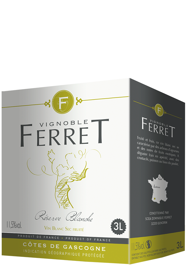Réserve Blanche Côtes de Gascogne Bag-in-Box - 3,0 L 2024