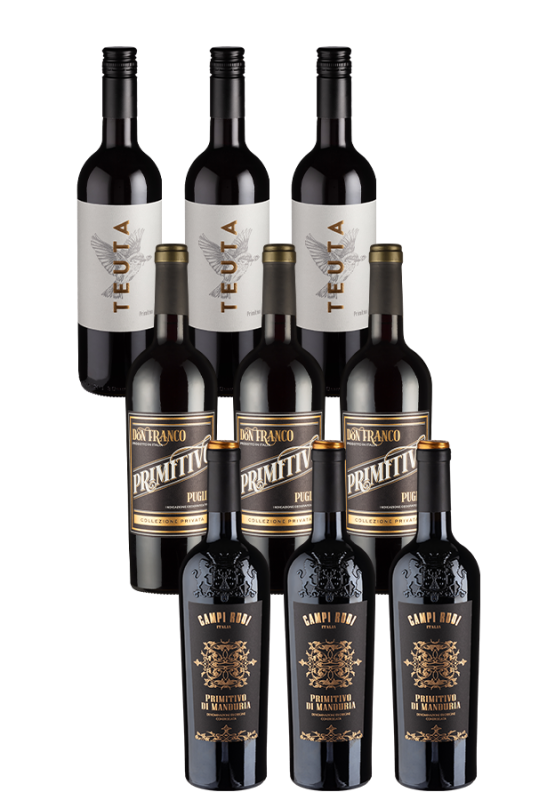 Image of 9er-Probierpaket Primitivo Champions - Weinpakete