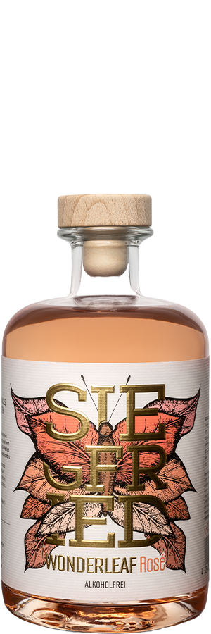 Rosé von Wonderleaf Siegfried alkoholfrei Rheinland Distillers