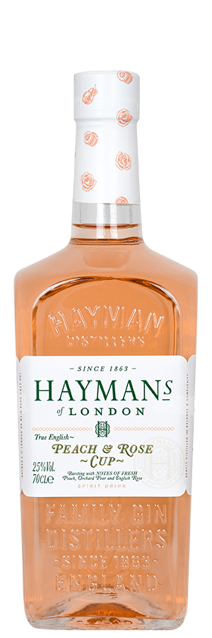 Cup Gin Hayman\'s Hayman\'s London Peach Rose of & von