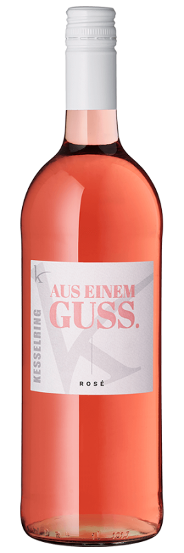 Image of Aus einem Guss Rosé halbtrocken - 1,0 L (2023) - Kesselring - Roséwein aus der Pfalz, Deutschland