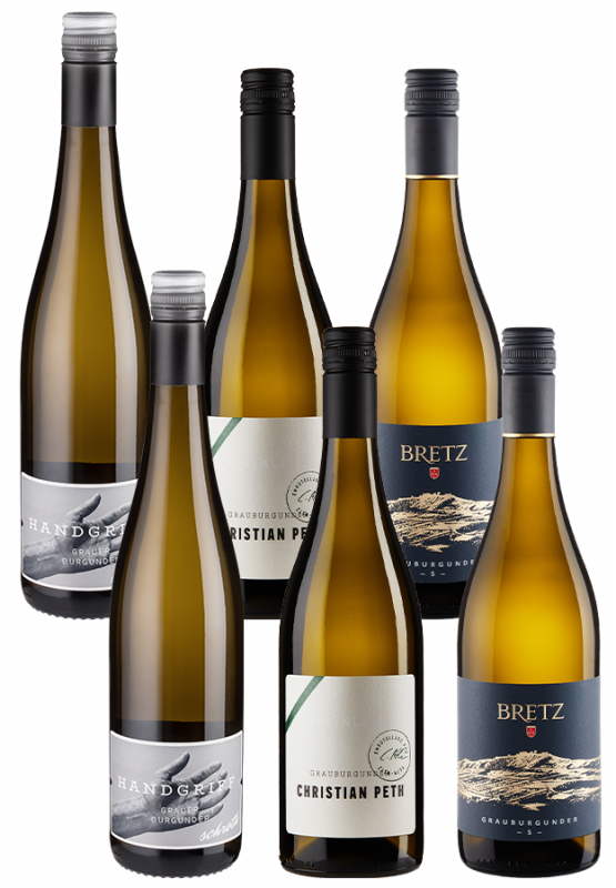 6er-Paket Grauburgunder Selektion - Weinpakete aus Deutschland - Weinfreunde