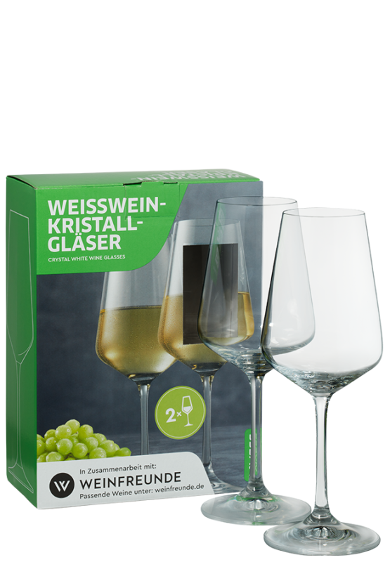 Image of 2er-Set Vivess Weisswein-Kristallgläser - Vivess - Weinzubehör