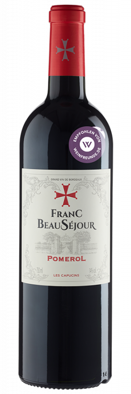 Image of Franc Beauséjour Pomerol (2022) - Les Capucins - Rotwein aus Bordeaux, Frankreich