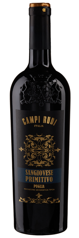 Campi Rudi Sangiovese Primitivo (2023) - Angelo Rocca - Rotwein aus Apulien, Italien - Weinfreunde