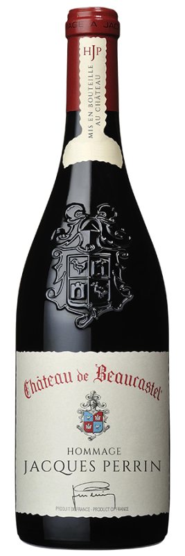 Châteauneuf-du-Pape Hommage à Jacques Perrin Bio (2019) - Château de Beaucastel (Famille Perrin) - Rotwein aus Frankreich - Weinfreunde