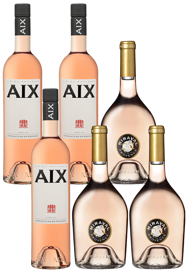 6er-Paket Spitzen-Rosé 