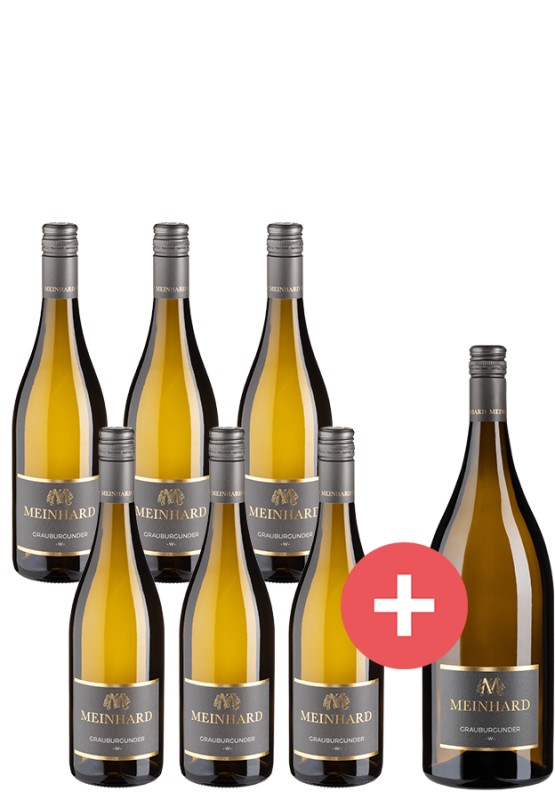 Image of 6er-Paket Meinhard Grauburgunder + GRATIS Magnum - Meinhard - Weinpakete aus Deutschland