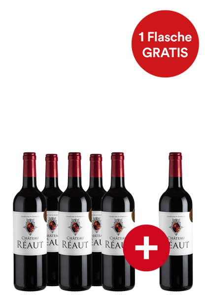 5+1-Paket Château Réaut Côtes de Bordeaux - Weinpakete