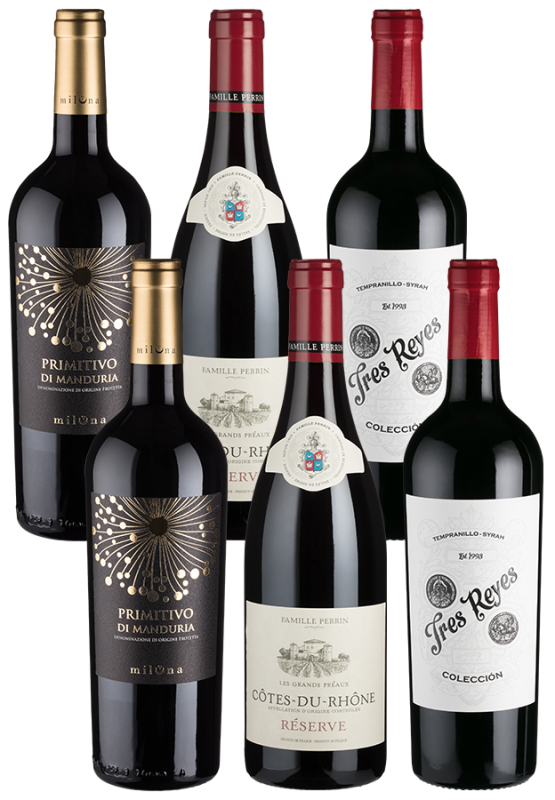 Image of 6er-Geburtstagspaket Rotwein - Weinpakete