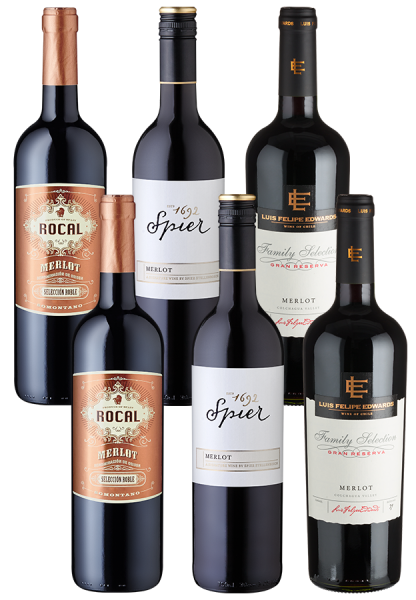 6er-Probierpaket Merlot - Weinpakete