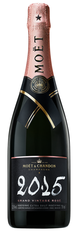 Image of Champagner Grand Vintage Rosé Extra Brut (2015) - Moët & Chandon - Schaumwein aus Frankreich