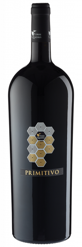 Image of Torre Quadris Primitivo - 1,5 L-Magnum (2022) - Cantina Vecchia Torre - Rotwein aus Apulien, Italien