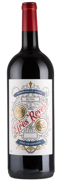 Tres Reyes Tempranillo-Syrah - 1,5 L-Magnum - 2019 - Bodegas Tres Reyes - Spanischer Rotwein