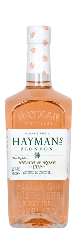 Hayman’s Peach & Rose Cup Gin - Hayman’s of London - Spirituosen aus dem Vereinigten Königreich - Weinfreunde