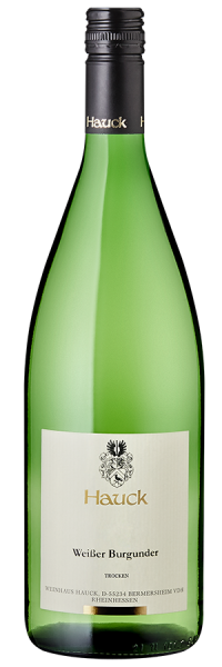 Weißer Burgunder trocken Liter - 2021 - Hauck - Deutscher Weißwein Weißwein 2000010863 Weinfreunde