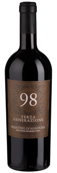 Terza Generazione 98 Primitivo di Manduria - 2020 - Casa Vinicola Botter - Italienischer Rotwein Rotwein 2000013702 Weinfreunde