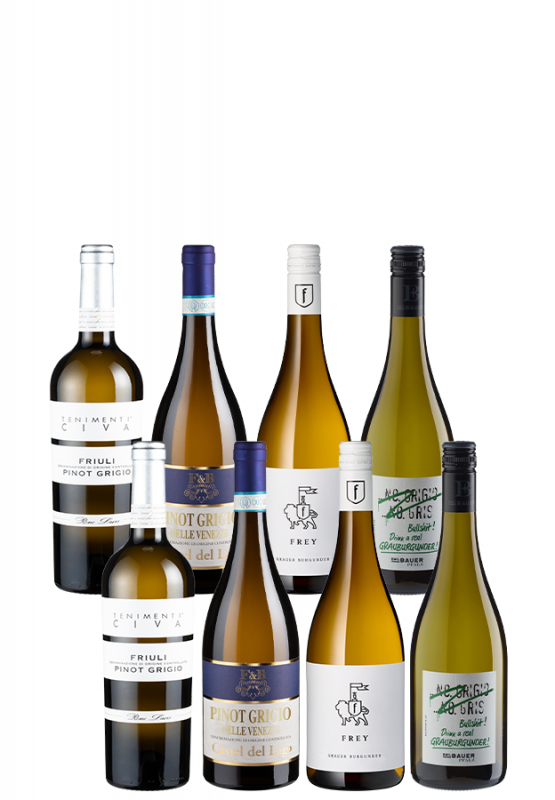 Image of 8er-Paket Pinot Grigio vs. Grauburgunder - Weinpakete